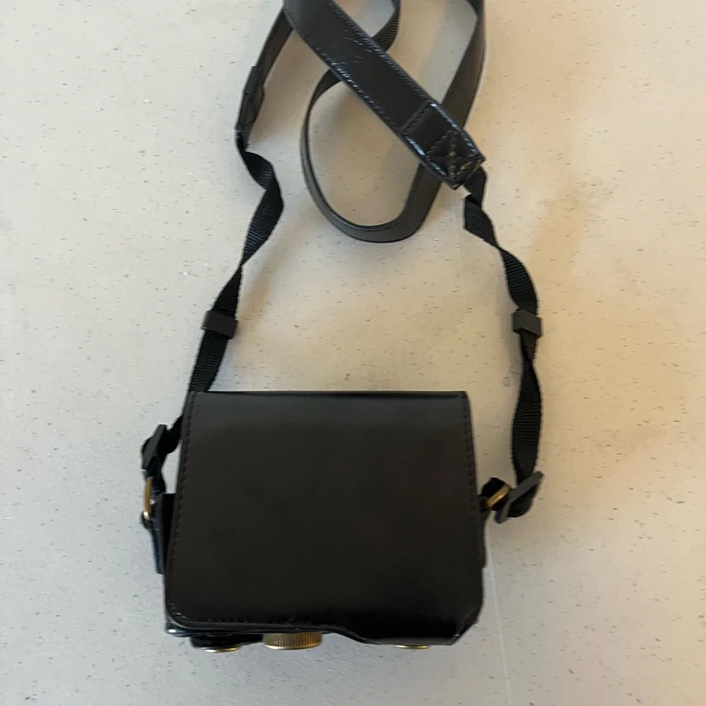 Black Camera Case with Strap. A1